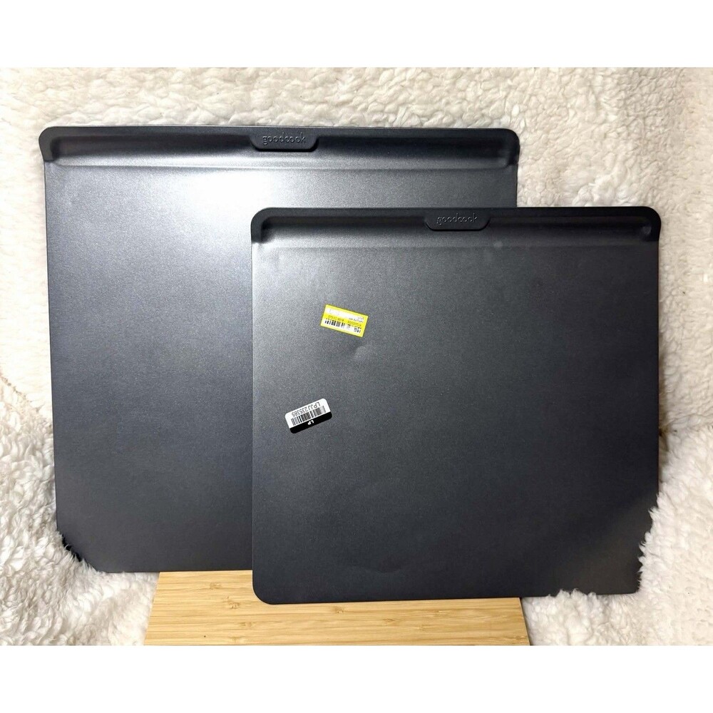 Good Cook AirPerfect 2Pk Nonstick Insulated Cookie Sheet Set Large 16x14 Gray - Picture 2 of 7